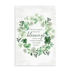 Stupell Industries Irish Proverb Wreath Wall Plaque Art