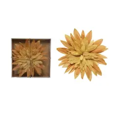 Hello Honey&reg; Yellow Handmade Paper Flower Wall D&eacute;cor