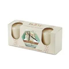 Root Candles Scented 20 Hour Beeswax Blend Votive Candles Gift Box French Vanilla
