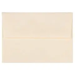 JAM Paper 4.375" x 5.75" Recycled Parchment Invitation Envelopes, 50ct. Natural