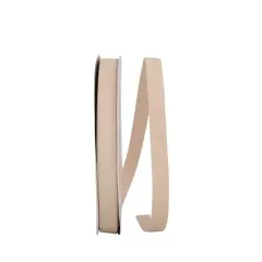 Reliant 5/8" x 100yd. Soliterra Taffeta Ribbon Tan