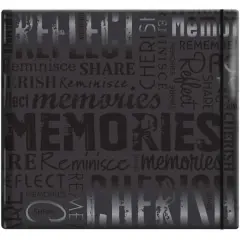 MBI Memories Black Gloss Post Bound Album