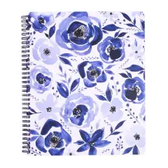 Steel Mill & Co.&reg; Large Blue Watercolor Spiral Bound Notebook