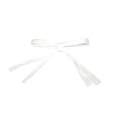 JAM Paper 0.25" 2 Strand Raffia Twist Tie Bows, 100ct. White