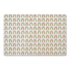 Straight Rainbow Pattern 27" x 18" Floor Mat