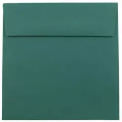 JAM Paper 6.5" x 6.5" Premium Invitation Envelopes, 25ct. Teal Green
