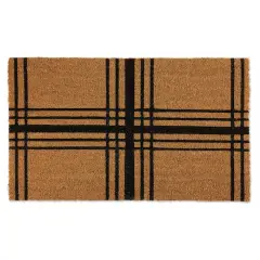 DII&reg; Black Farmhouse Plaid Doormat