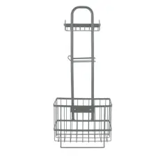 Bath Bliss Cottage Collection Gray Adjustable Bathroom Organizer