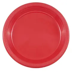 JAM Paper 10.25" Plastic Party Plates, 20ct. Red