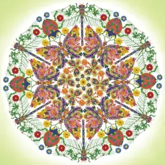 Diamond Dotz&reg; Intermediate Kaleidoscope Garden Diamond Facet Art Kit