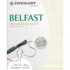 Zweigart&reg; Precut Belfast 32 Count Canvas, 19" x 27" Fairy Dust