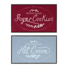 Winter Cookies & Cocoa Wall Sign Set