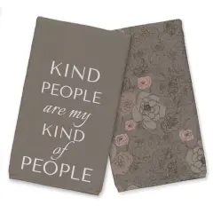 My Kind Of People Tea Towel Set Brown