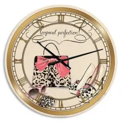 Designart Glam Fashion Handbags II Wall Clock