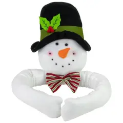 25" Unlit Plush Snowman Christmas Tree Topper