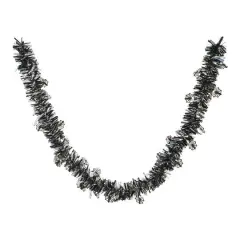 6ft. Black Spider Tinsel Garland by Ashland&reg;