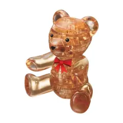 Original 3D Crystal Puzzle&trade; Teddy Bear Gold 41 Piece Puzzle