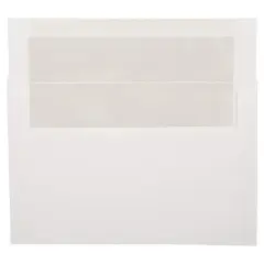 JAM Paper 6x9 Ivory Foil Lined Invitation Envelopes 50ct.