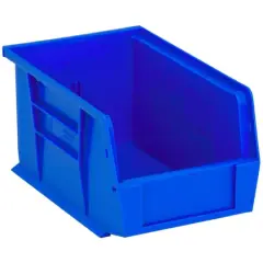 Quantum Storage Systems&reg; Blue 9.25" x 6" Clear ULTRA Stack and Hang Bin