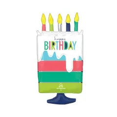 SuperShape&reg; XL&reg; 30" Modern Birthday Foil Balloon