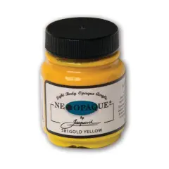Jacquard Neopaque&reg; Acrylic Paint, 2.25oz. 581 Gold Yellow