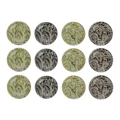 Hello Honey&reg; 5" Botanical Round Stoneware Plate, 12ct.