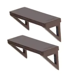 Mini Brown Wall Shelves, 2ct. by Make Market&reg;