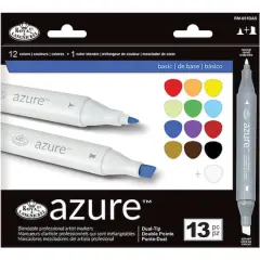 Royal & Langnickel&reg; Azure&trade; Basic Dual-Tip Marker Set