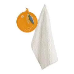 Orange Potholder Gift Set