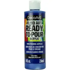 DecoArt&reg; Fluid Art Ready-to-Pour Acrylic&trade; Paint, 8oz. True Blue