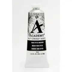Grumbacher&reg; Academy&reg; Oil Color, 37mL Van Dyke Brown