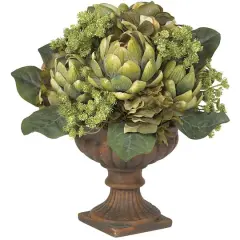 14" Artichoke Centerpiece Arrangement in Planter