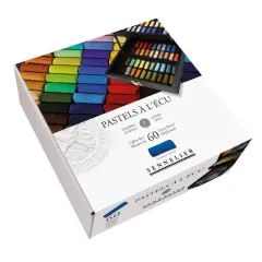 Sennelier Extra-Soft 60 Color Pastel Half Stick Wooden Box Set