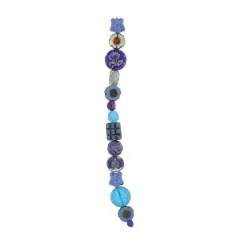 The Beadsmith&reg; Blue Table Cut & Pressed Czech Glass Beads
