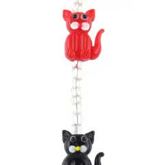 Cat Lampwork Glass Bead Mix by Bead Landing&trade;