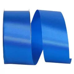 JAM Paper 1.875" x 50yd. Single Face Satin Allure Ribbon Batik Blue