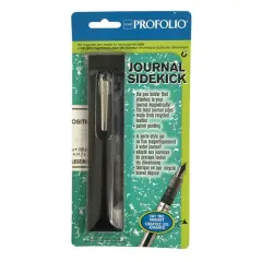 Itoya&reg; Journal Sidekick Black Magnetic Pen Holder
