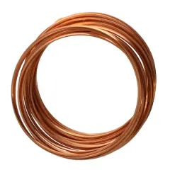 The Beadsmith&reg; Wire Elements&trade; 21 Gauge Tarnish Resistant Square Soft Temper Wire, 7yd. Natural Copper