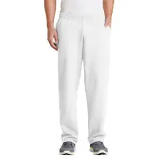 Port & Company&reg; Core Fleece Sweatpant with Pockets White