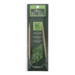 Clover Takumi&reg; 36" Bamboo Circular Knitting Needle Brown