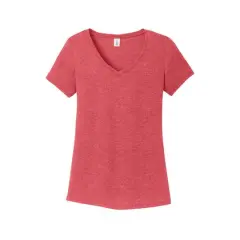 District&reg; Women's Perfect Tri&reg; V-Neck T-Shirt Red Frost