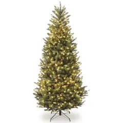 6.5ft. Pre-Lit Natural Fraser Fir Artificial Christmas Tree, Clear Lights