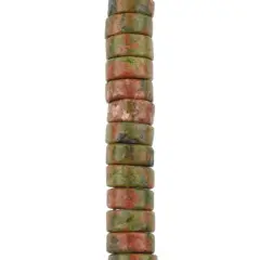 Unakite Heishi Beads by Bead Landing&trade;