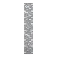 Fish Table Runner Gray
