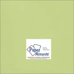 PA Paper&trade; Accents 12" x 12" 65lb. Smooth Cardstock, 25 Sheets Sour Apple