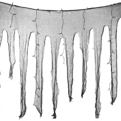 54ct. Warm White LED Black Gauze String Lights by Ashland&reg;