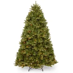 7.5ft. Pre-Lit Newberry&reg; Spruce Realistic Artificial Christmas Tree, Clear Lights