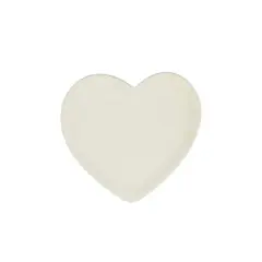 4" White Ceramic Heart Trinket Tray by Make Market&reg;