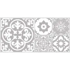 FloorPops Valencia Peel & Stick Floor Tiles, 6ct. Gray