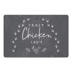 Crazy Chicken Lady 18" x 27" Floor Mat